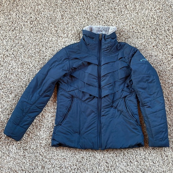 Women’s Columbia Titanium Interchange Jacket Navy Size Medium - Picture 1 of 8